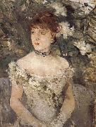 Berthe Morisot The woman dress for ball France oil painting artist